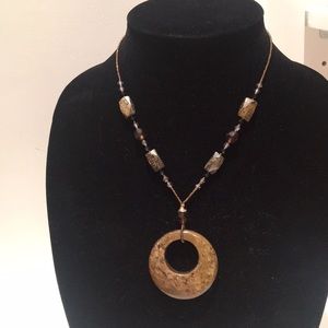 Beautiful brown necklace